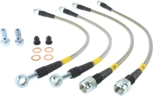 StopTech (950.66502) Brake Line Kit, Stainless Steel