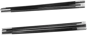 Strong Fiberglass Tent Pole Kit Replacement Rods for Camping Tent 2 Pack Tarp Poles Set Easy to Carry Store