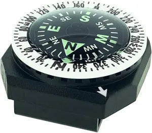 Sun Company GoCompass - Micro Orienteering Wrist Compass | Watch Band or Paracord Bracelet Compasses with Rotating Bezel