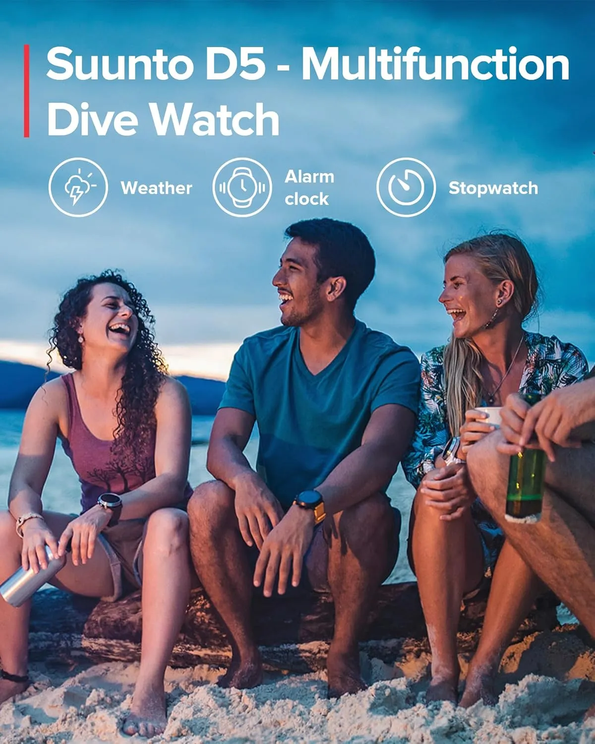 Suunto D5 Black Dive Computerwith Color Screen And Exchangeable Straps