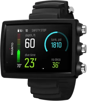 SUUNTO Eon Core Wrist Computer with USB, Compact Dive Computer with Brightness Screen, Easy to Read in Darkness Underwater, Long Battery Life, Black