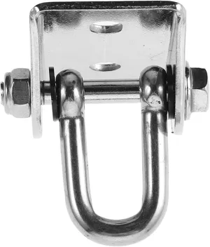 Swing Hangers Set Heavy Duty Stainless Steel Swivel Hook for Hammock Chairs Punching Bags and Rotating Ceiling Mount Easy Installation Support Bracket for Secure Hanging