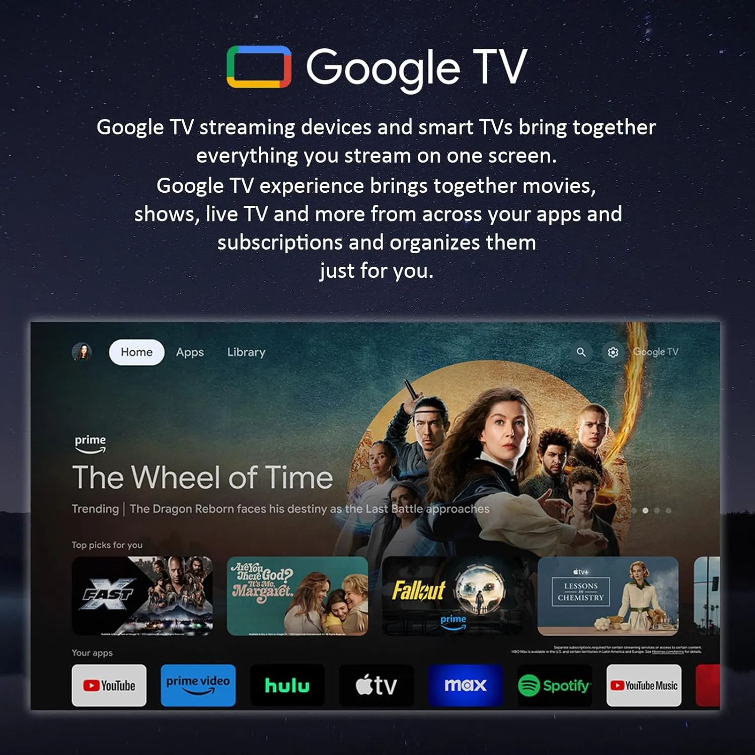 SYLVOX Outdoor TV, 75 inch Smart TV Waterproof Outdoor TVs, 4K Weatherproof Television for Outside, Support Google Assistant, Chromecast, 1000 nit Brightness Partial Sun (Deck Pro 2.0/2024)