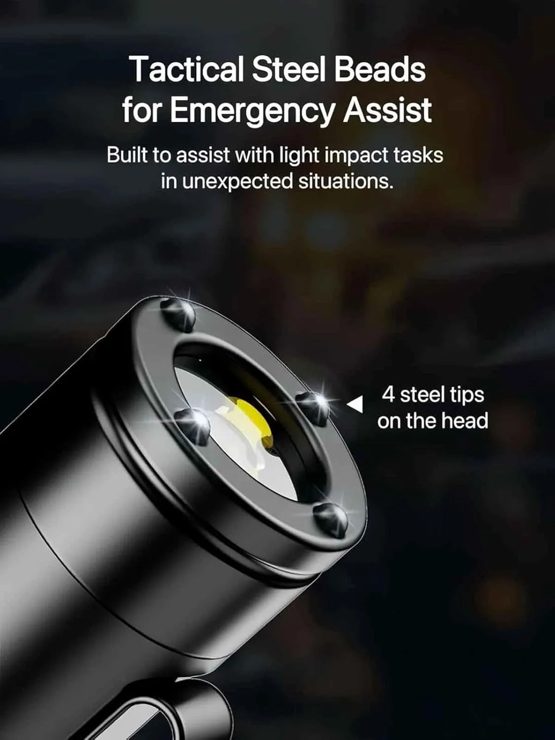 Taclite Mini – The Ultimate Everyday Micro Tool, Taclite Mini Flashlight, Rechargeable Led Magnetic Super Bright Tactical Flashlight, with Cap Clip, Waterproof, 3 Levels of Brightness (Black)