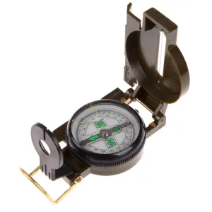 Tactical Folding Lens Compass - Army Green Outdoor Camping Gear