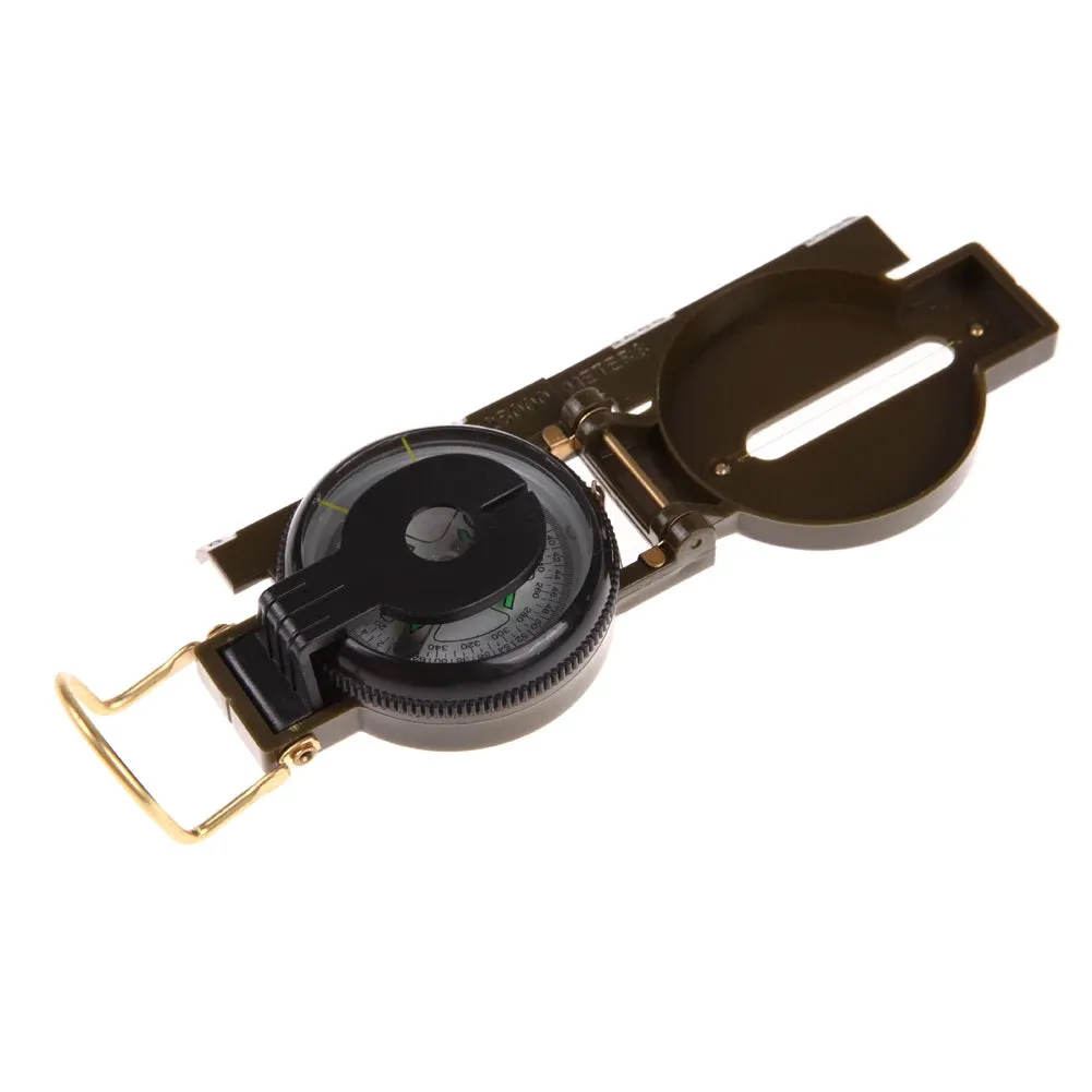 Tactical Folding Lens Compass - Army Green Outdoor Camping Gear