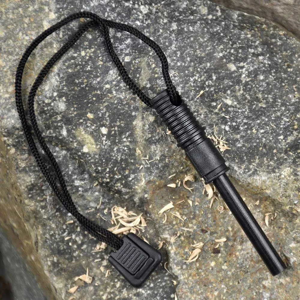 Tactical Knife With Fire Starter