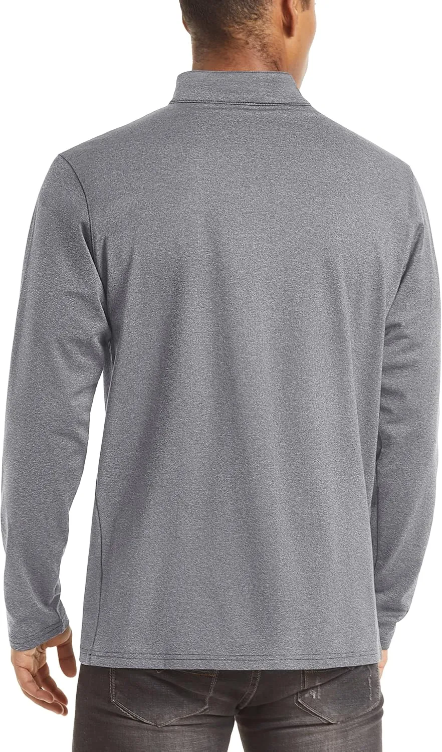 TACVASEN Men's Quarter Zip Up Pullover Long Sleeve Sweatshirt 1/4 Zip Golf Shirt Winter Fleece Lined Thermal Pullover