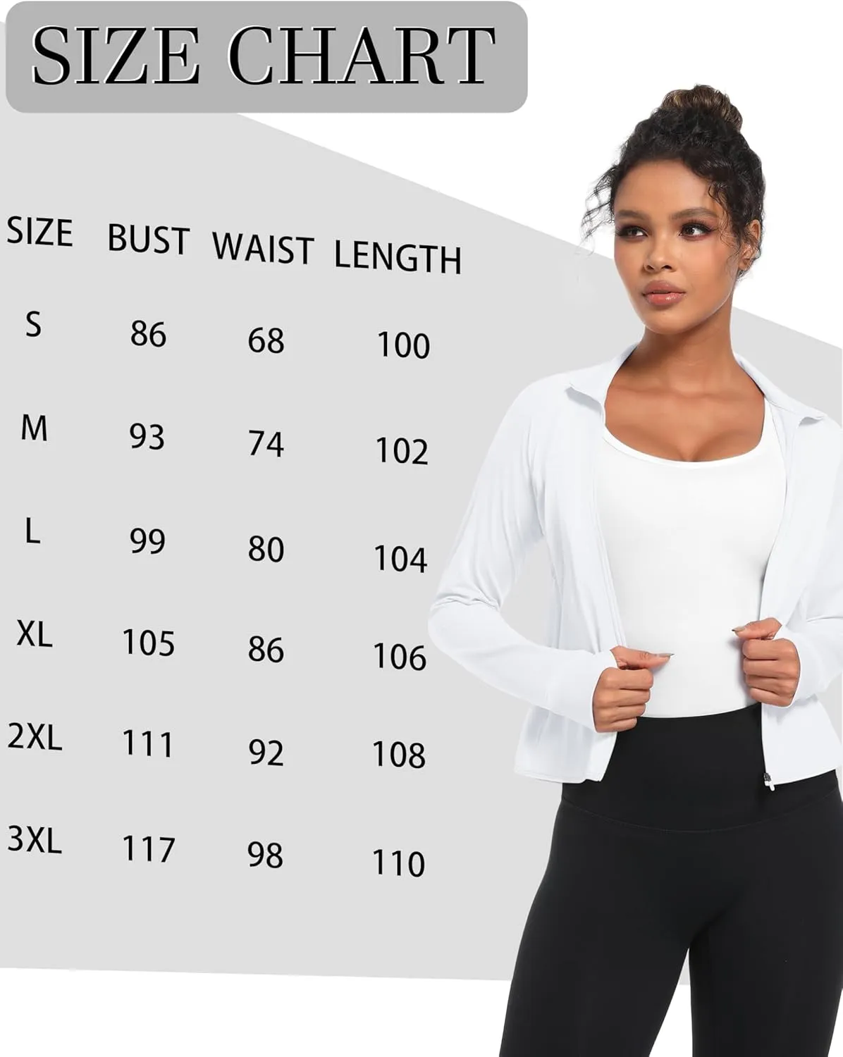 TACVASEN Women's Athletic Zip Up Jacket Long Sleeve Workout Tops for Women UV Protection Golf Outfits