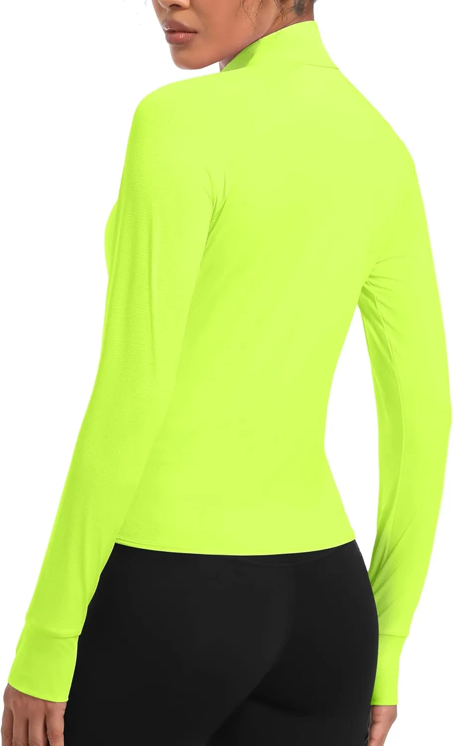 TACVASEN Women's Athletic Zip Up Jacket Long Sleeve Workout Tops for Women UV Protection Golf Outfits