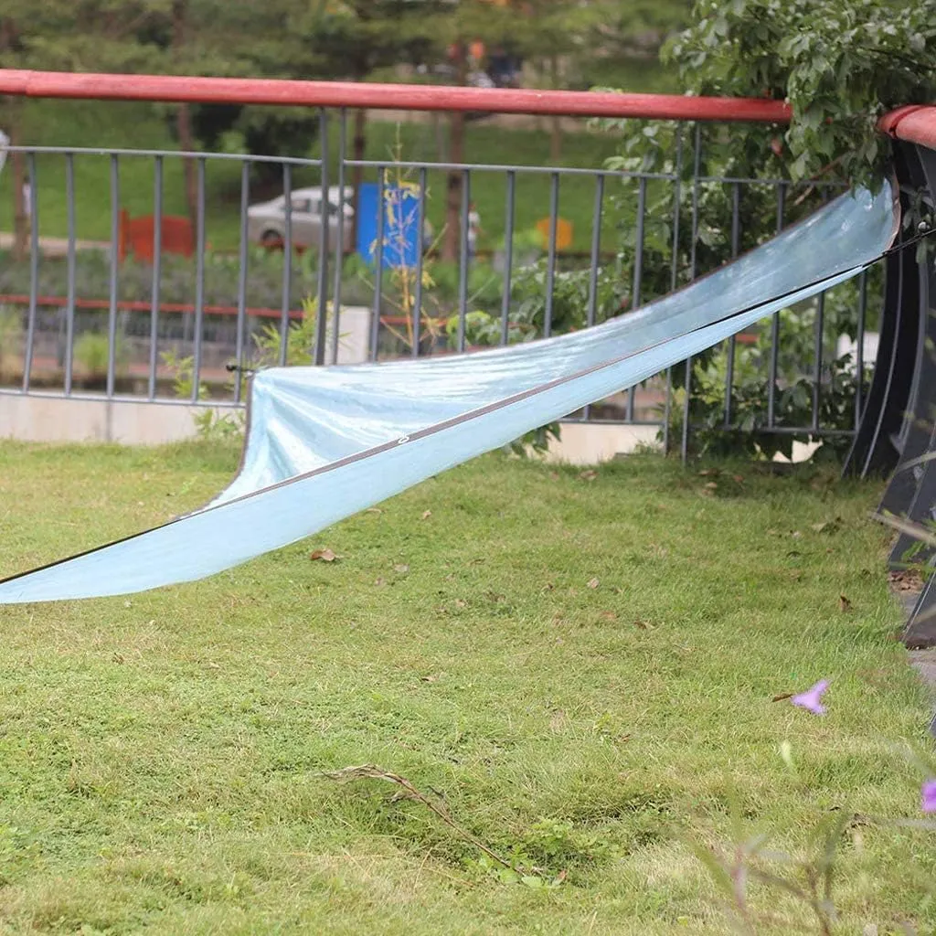 Tarp Waterproof Heavy Duty, Transparent Tarp, Tarpaulin Cover, Tarps with Grommets and Reinforced Edges, Multi Purpose,Tarpaulins, Lightweight