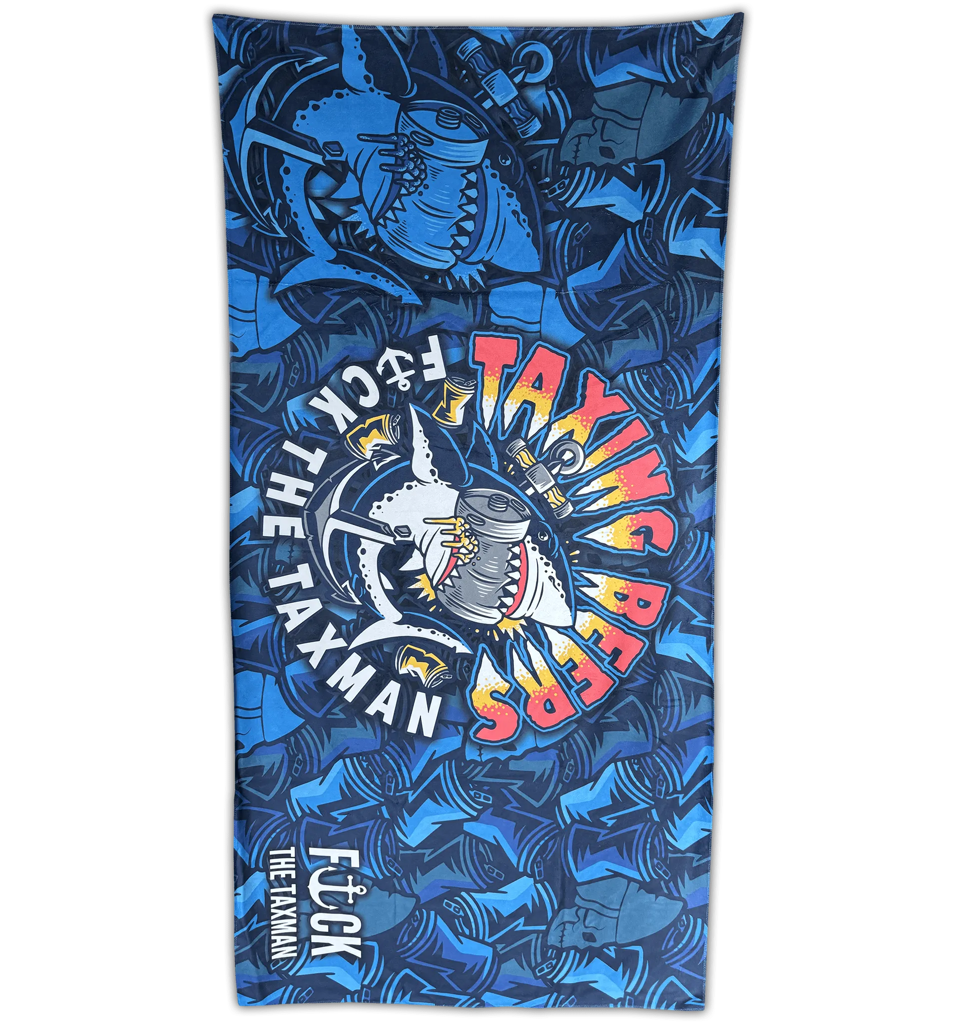 TAXING BEERS Beach Towel