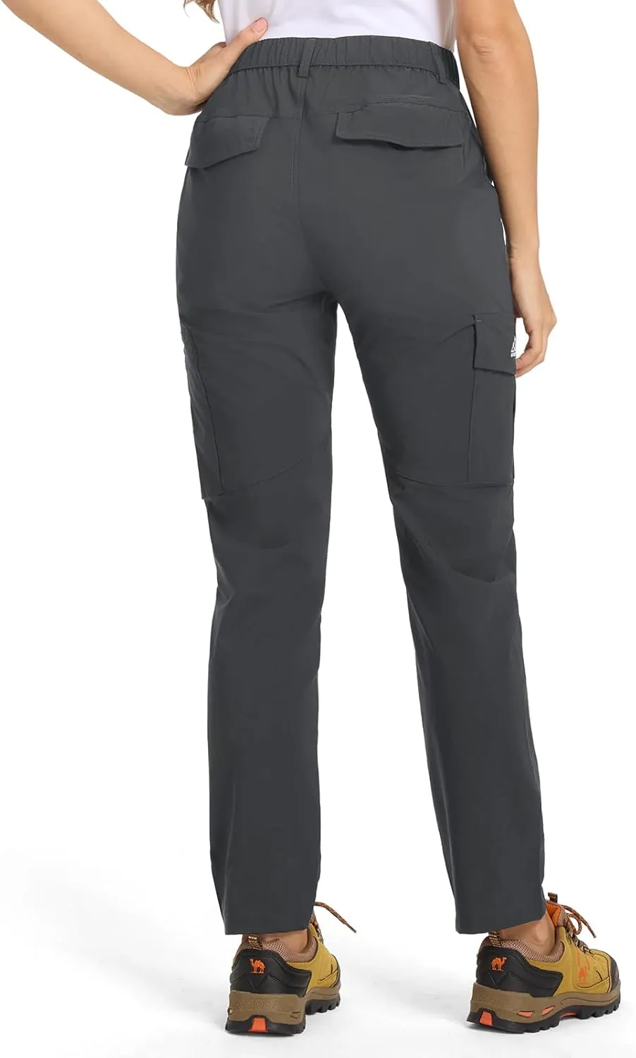 TBMPOY Women's Hiking Cargo Pants Lightweight Water Resistant Quick Dry Fishing Camping Travel Work Pant with 6 Pockets