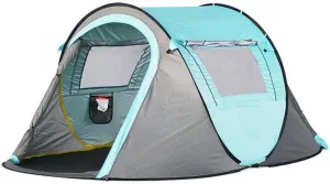 TEidea Pop Up Tents for Camping 4 Person Waterproof Easy Up Setup Instant Tent Family Tent for Camping, Hiking & Traveling(Color:b)