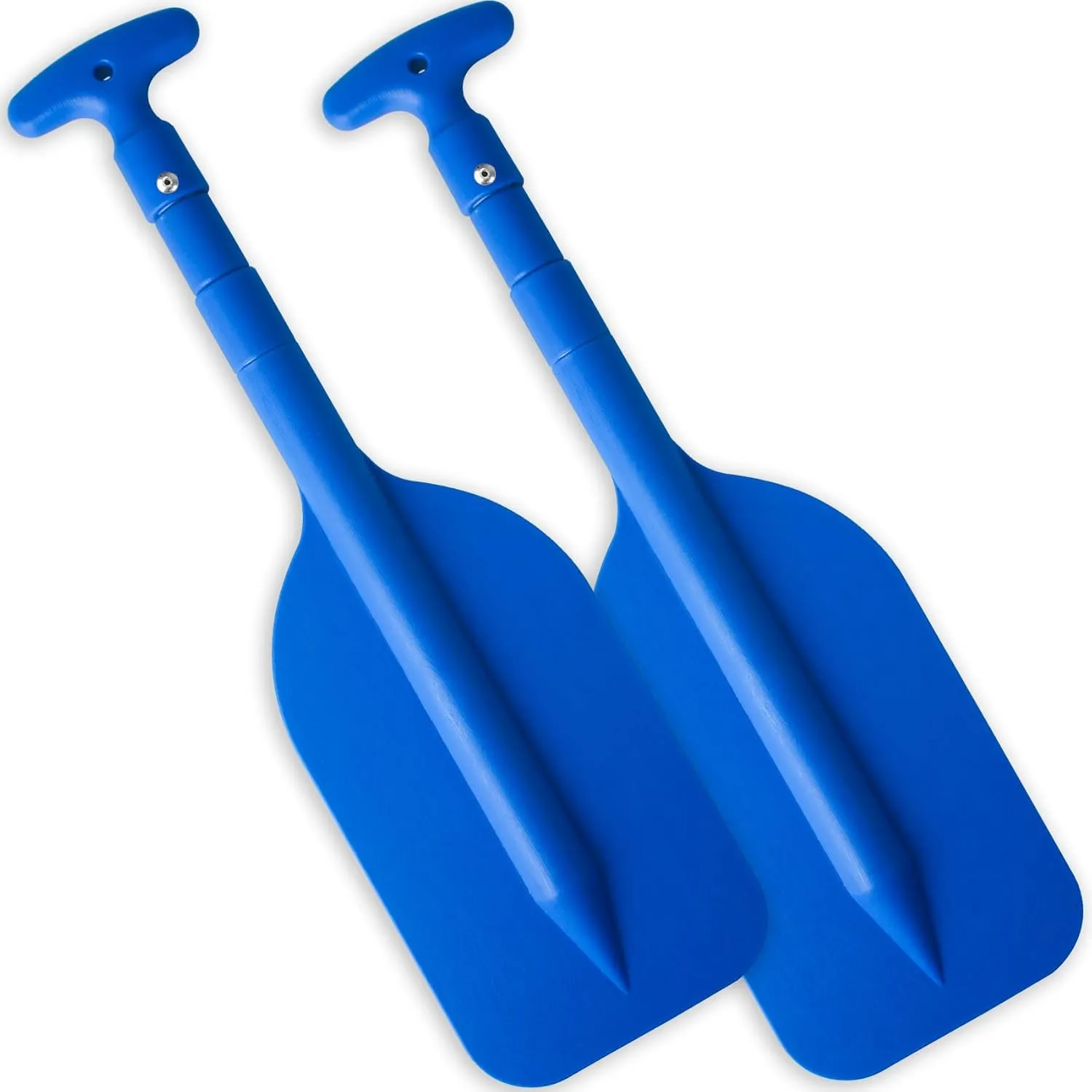 Telescoping Boat Paddle Collapsible Oar for Boat 21'' - 42'', Collapsible Paddle for Boat Kayaking Rafting Jet Ski Canoe Outdoor Kayak Water Sports and Safety Boat Accessories 2 Pack