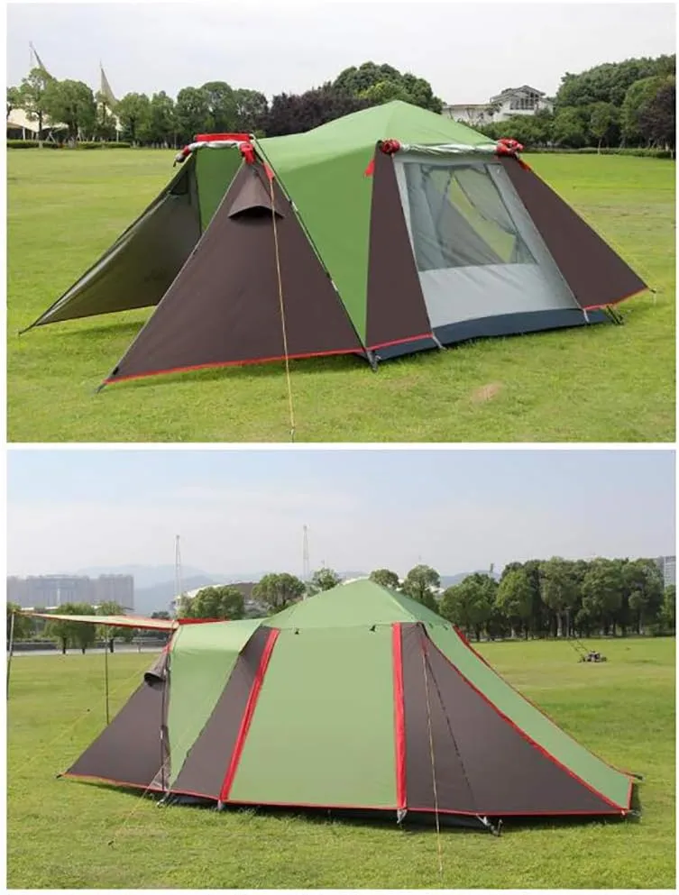 Tent Automatic Instant pop up Camping Tent Beach Tent Large 4 5 Person Protection Family Tent Outdoor Camping Hiking Family Beach Green,Tents