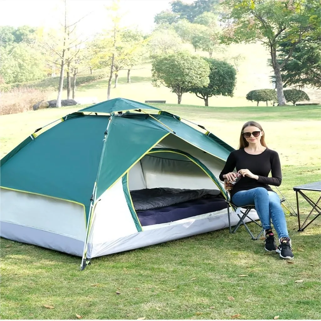 Tent Fully Automatic Tent Outdoor Thickened Rainproof Double-Layer Tent Camping Sunproof and Stormproof Tent Outdoor Tent