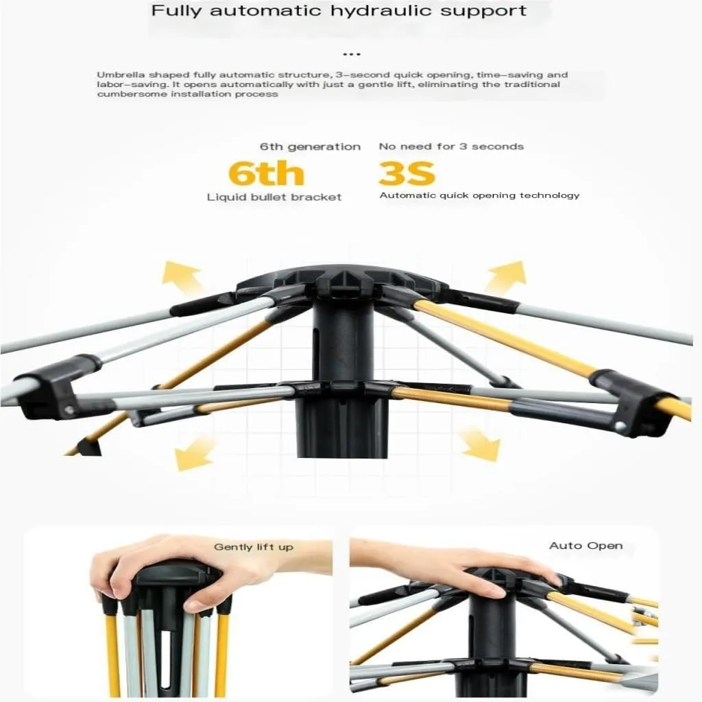 Tent Fully Automatic Tent Outdoor Thickened Rainproof Double-Layer Tent Camping Sunproof and Stormproof Tent Outdoor Tent