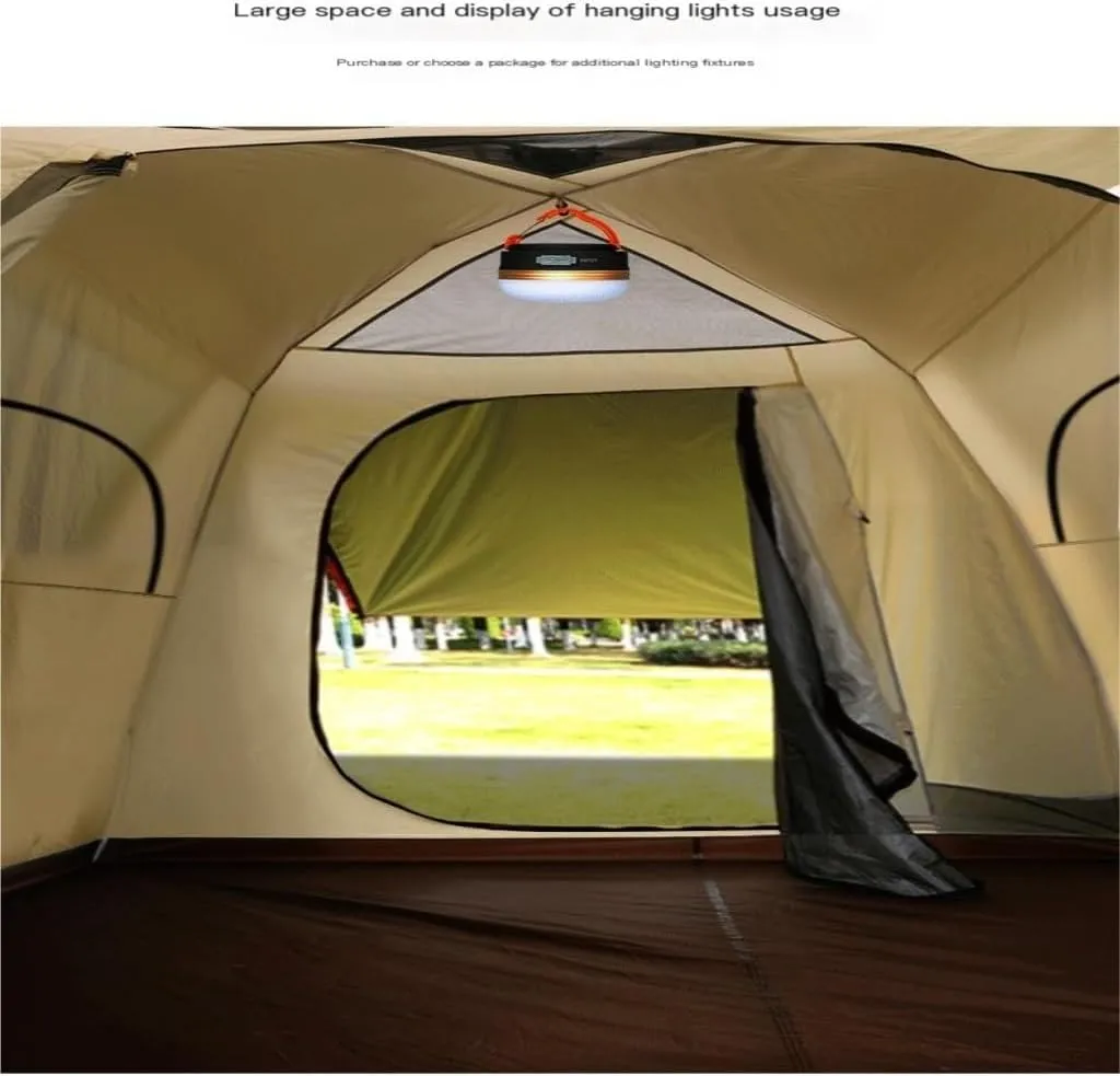 Tent Outdoor Fully Automatic Double-Layer Sunproof and Rainproof Aluminum Alloy Camping Tent Multi-Person Tent Outdoor Tent