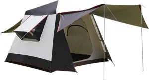 Tent Outdoor Fully Automatic Double-Layer Sunproof and Rainproof Aluminum Alloy Camping Tent Multi-Person Tent Outdoor Tent