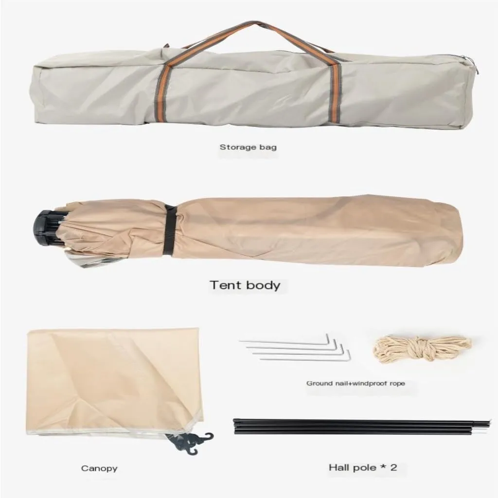 Tent Outdoor Portable Mosquito-Proof Camping Tent Fully Automatic Thickened Foldable 5-8 Person Hexagonal Tent Outdoor Tent