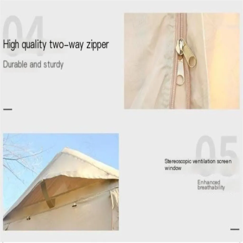Tent Portable Outdoor Inflatable Tent 6.3㎡ Inflatable Tent Travel Tent Free Tent Rain-Proof and Mosquito-Proof Tent Outdoor Tent