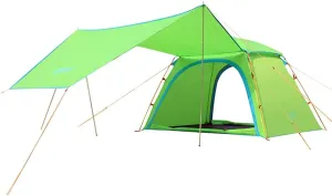 Tent Tarp ShelterLightweight Waterproof Windproof with Aluminium Stakes 8 Ropes for Snow Sunshade for Camping Outdoor (Green Style 2)
