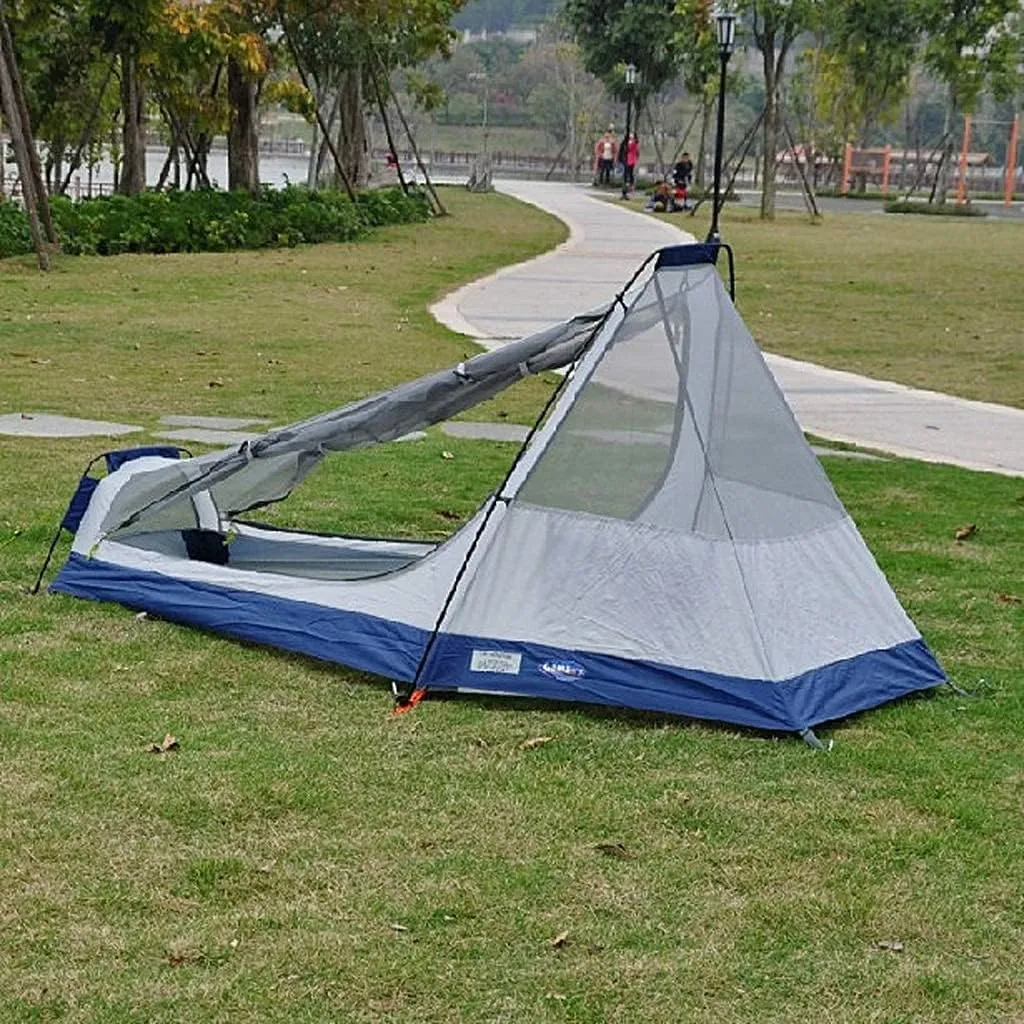Tents for Camping Ultralight Camping Tent Single Person Easy Set Up Double Layer Waterproof Instant Tent for Hiking Outdoor Beach Tent