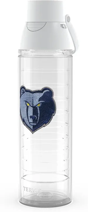 Tervis Venture Lite NBA Memphis Grizzlies - Primary Logo Made in USA Double Walled Insulated Tumbler Travel Cup Keeps Drinks Cold & Hot, 24oz Water Bottle, Classic