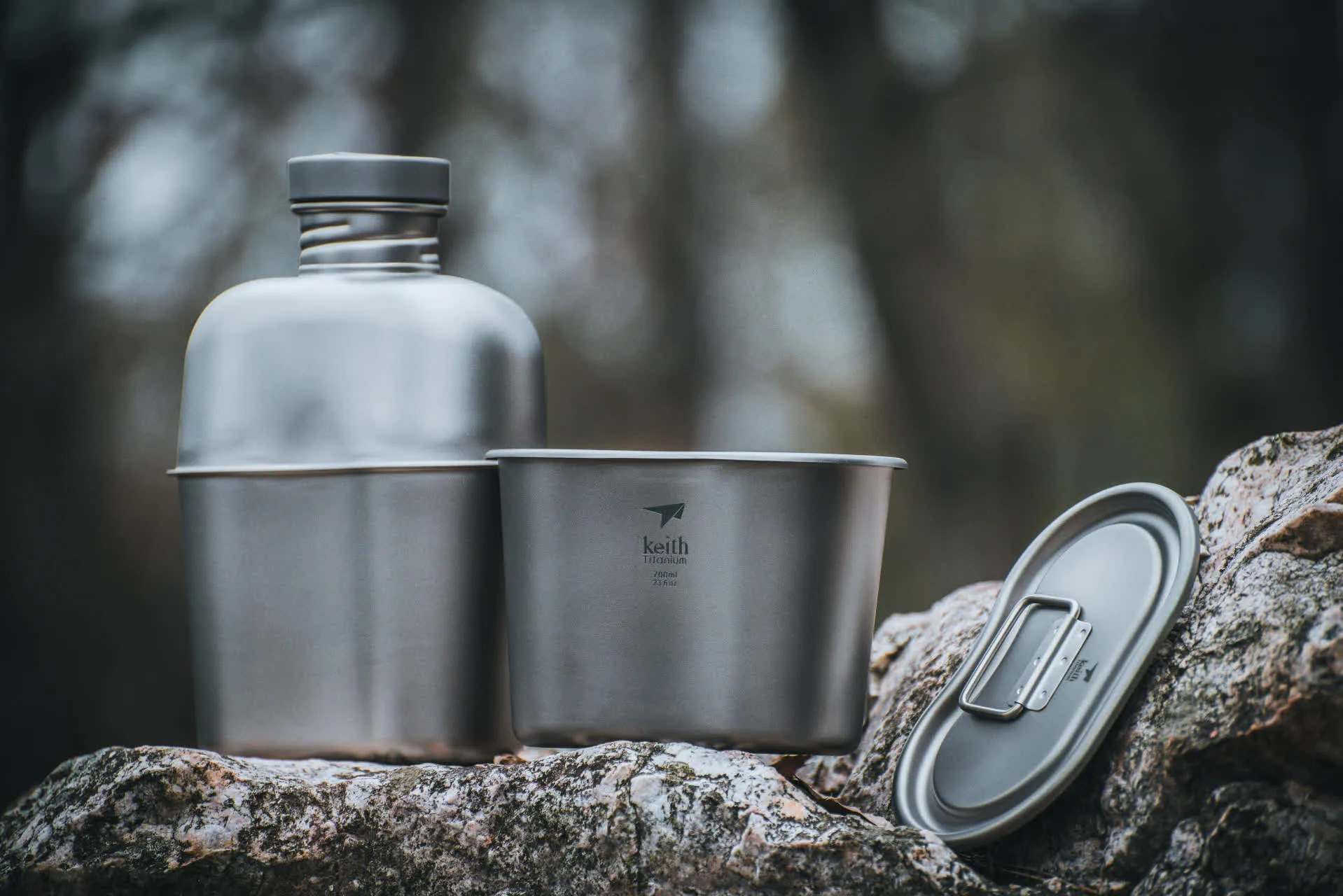 Titanium Canteen Mess Kit