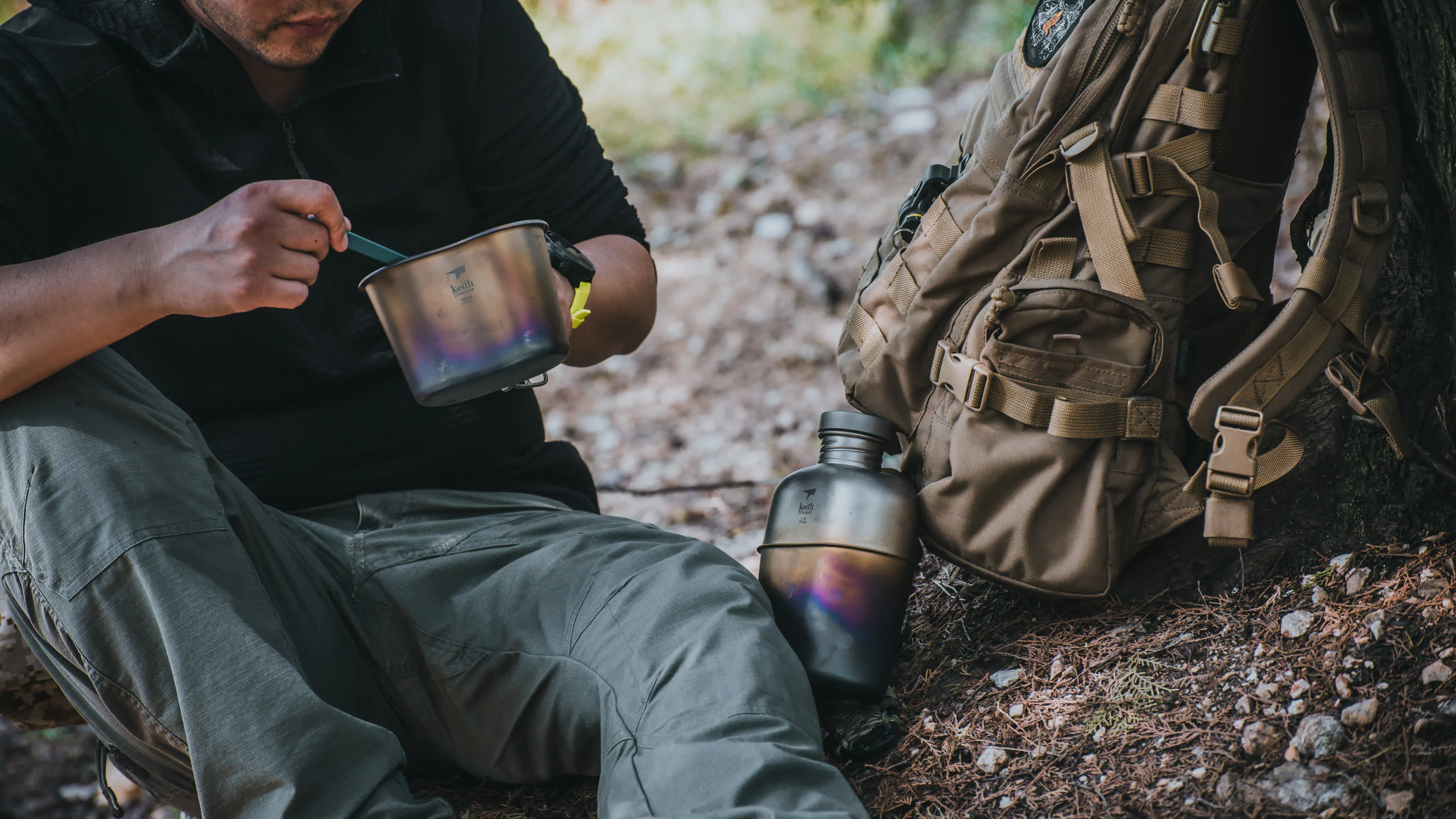 Titanium Canteen Mess Kit