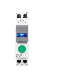 TOB9e-63M Ewelink 110V 220V Smart Energy Meter Kwh Metering Monitoring Circuit Breaker Timer Relay 63A