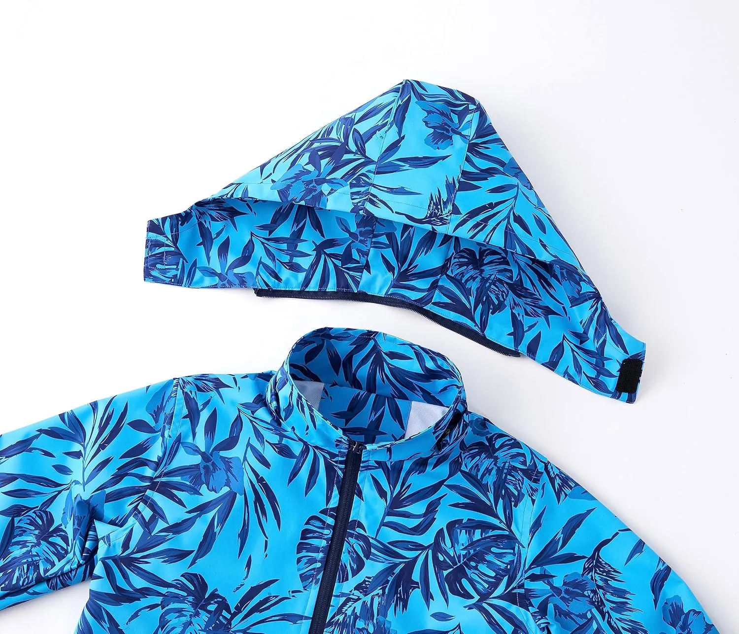 TOP&SKY KIDS Boys Dinosaur Rain Jacket Lightweight Waterproof Raincoats Windbreakers for Kids