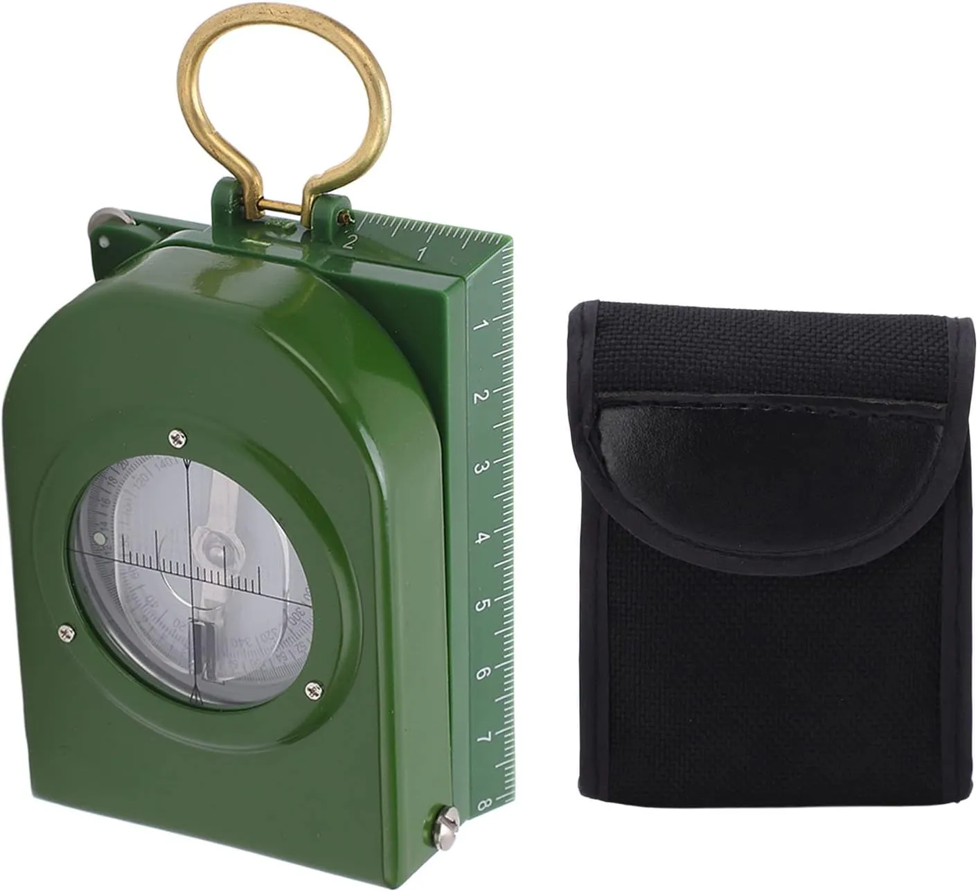 Topyond Waterproof Surveying Compass，Military Lens Compass，Portable Fully Sealed Compass for Camping Hiking