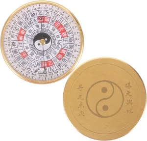 Totority Traditional Compass Chinese Retro Style Lightweight Easy to Carry Decor
