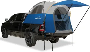 Truck Bed Tent, Double Layer Truck Tent 6.4-6.7 Ft, Waterproof PU3000mm Tear-Resistant Pickup Tent for 2 Person Camping and Outdoor with Awning