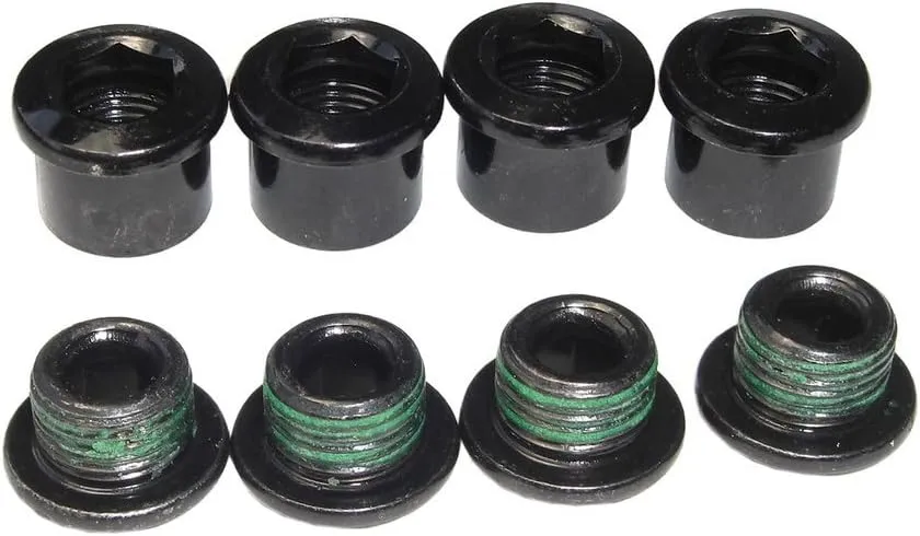 Truvativ Chainring Bolt Kit 4 Arm for Single with Aluminium Guard Steel Black, 11.6915.005.000