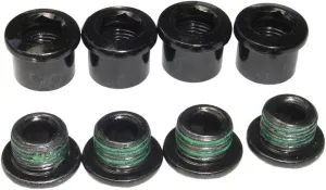 Truvativ Chainring Bolt Kit 4 Arm for Single with Aluminium Guard Steel Black, 11.6915.005.000