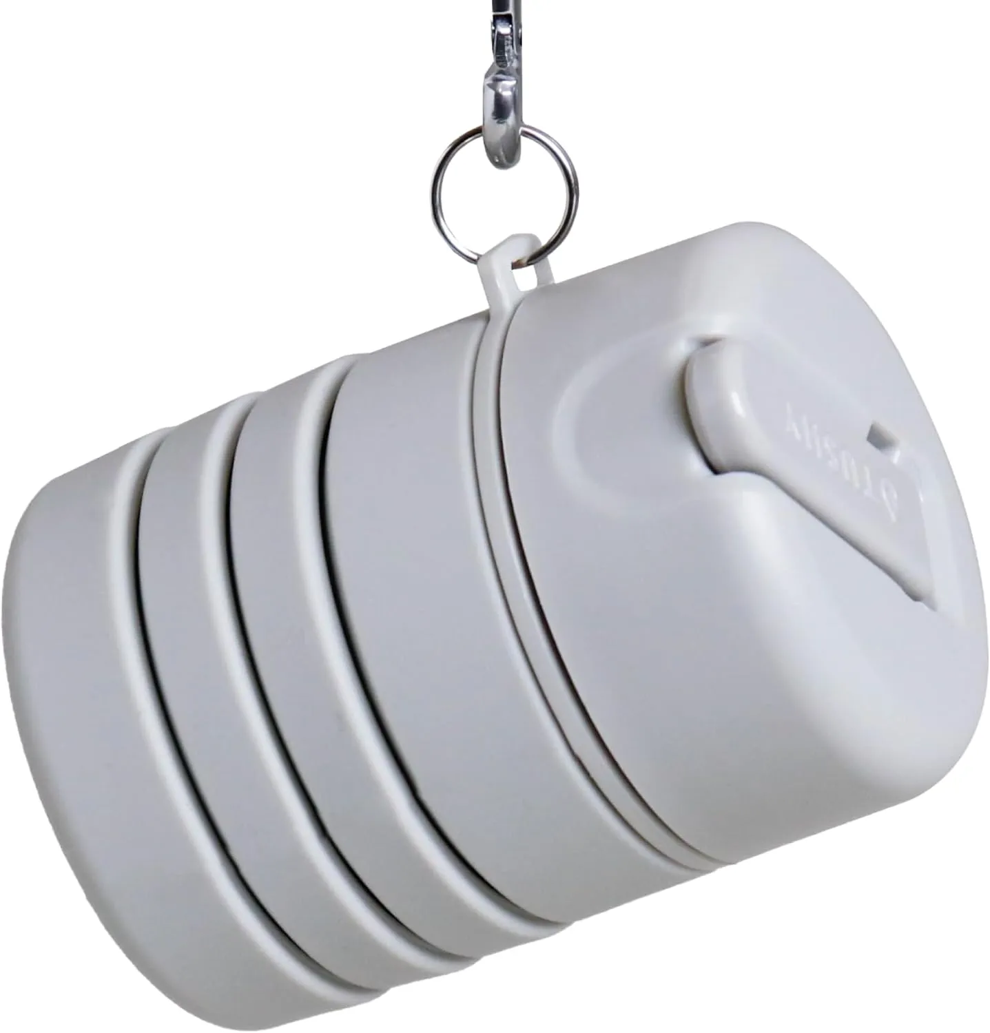 TUSHY Travel Bidet: Collapsible & Expandable for Discreet Portability, Refreshing Clean for Home, Camping, Outdoors & Travel (Helps Hemorrhoid Relief, Peri Bottle for Postpartum Care) (Pebble)