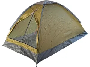 Two Person Camping Tent Foldable Canopy Protection Easy Setup Single Layer Sun Shelter for Beach Garden Outdoor Sports Family