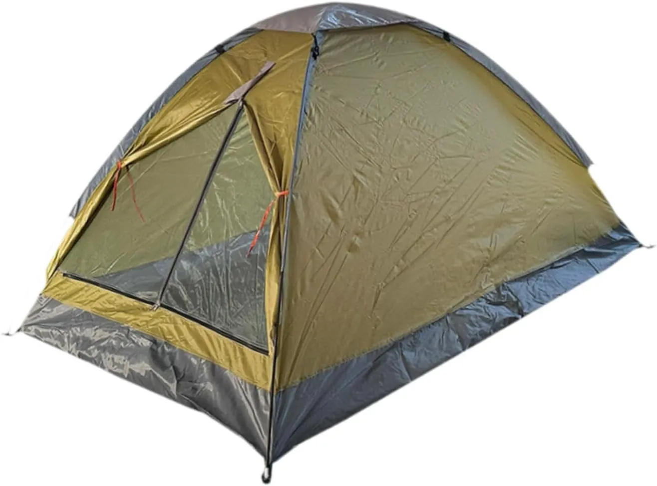 Two Person Camping Tent Foldable Canopy Protection Easy Setup Single Layer Sun Shelter for Beach Garden Outdoor Sports Family