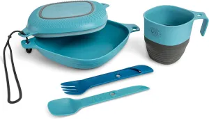 Ultimate Outdoor Grub Grab-n-Go: The “I Swear I Can Cook” 6-Piece Mess Kit with Fancy Dishware and a Spork That Switches Sides!