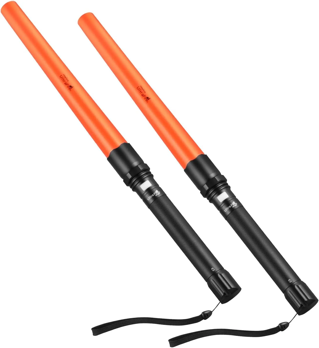 UltraFire 2 Pack Traffic Wands, 19 Inch Traffic Light with 3 Modes, Safety Wand Flashlight for Traffic Control, Parking, Car Directing, Airport UF-806