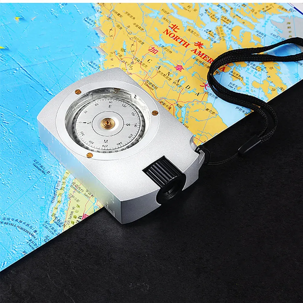 Upgrade Digital Multifunctional Compass - Portable Camping Hiking Map Distance Measurer and Calculator for Outdoor Survival