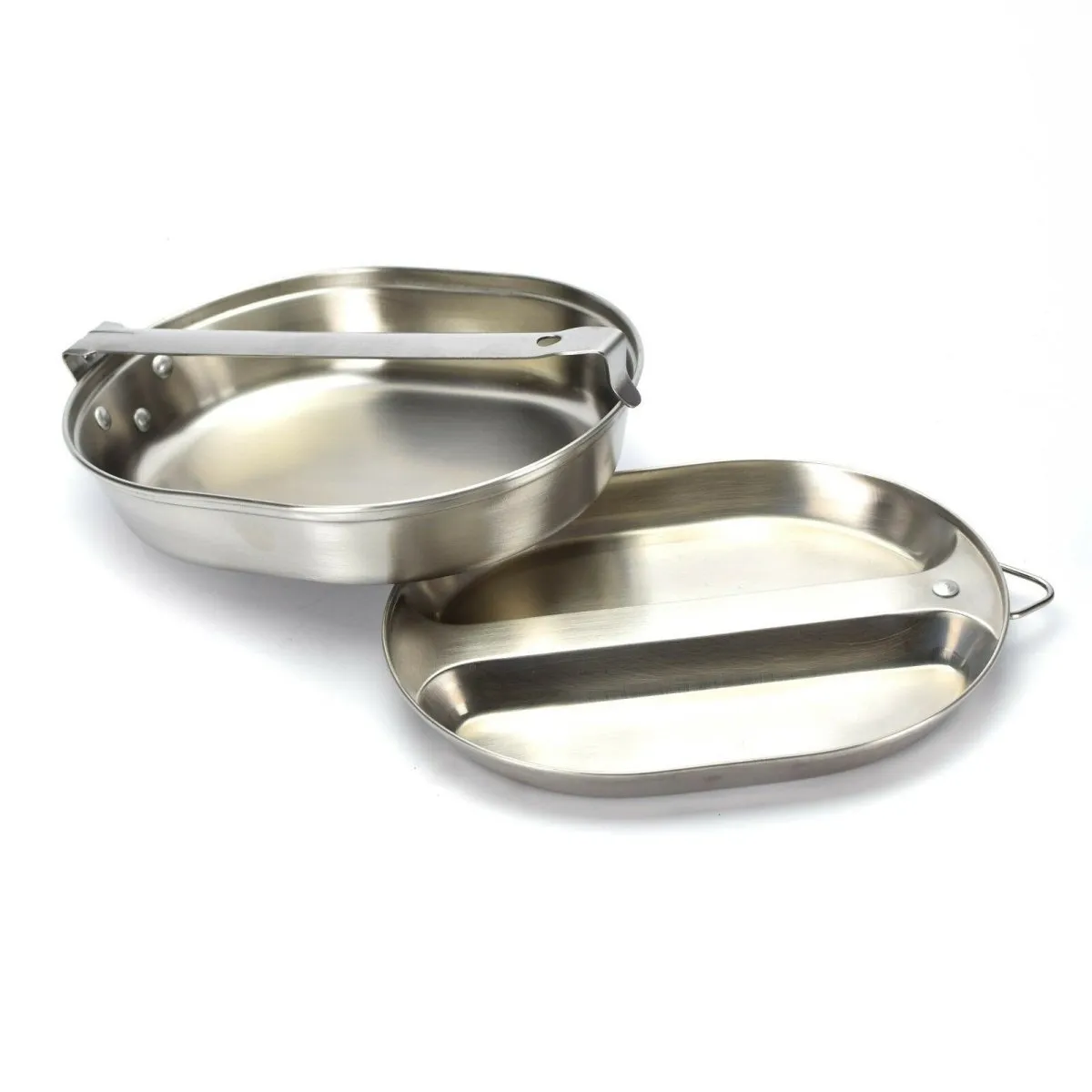 US Army mess kit stainless steel military mess tins US style eating utensils NEW