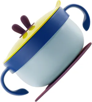 Vaguelly Suction Bowl with Thermal Insulation Detachable Washable Design for Easy Cleaning and Food Serving Bowl for Rice Desserts and More