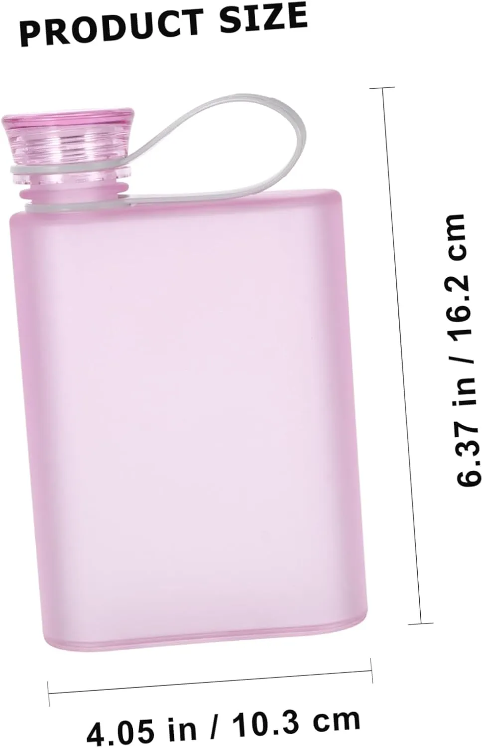 VANZACK Outdoor Water Bottle Soft Water Bottle Plastic Frosted Kettle Portable Design for Fitness