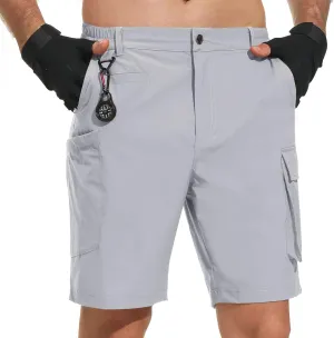 VAYAGER Men's Stretch Cargo Shorts Quick Dry Lightweight Shorts for Hiking Golf Travel Outdoor Casual