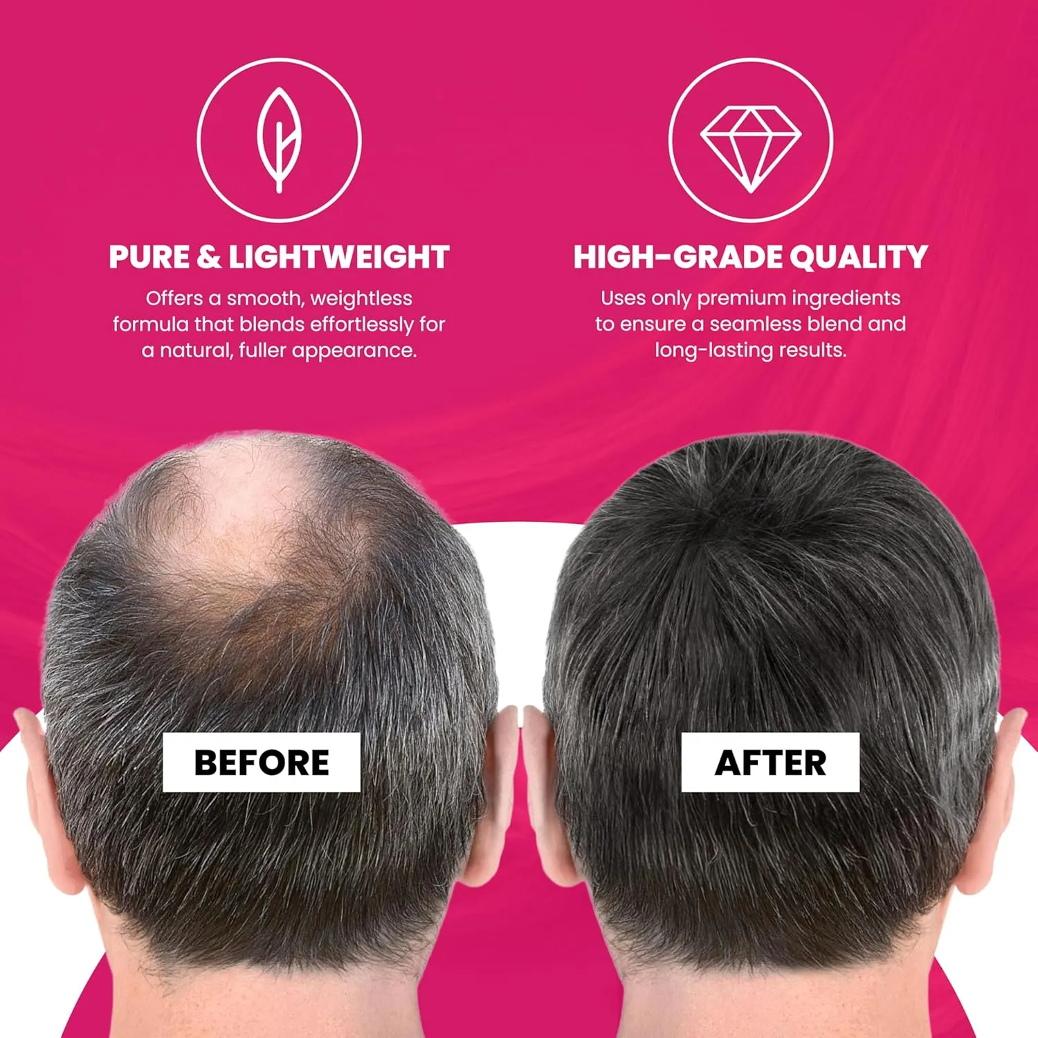 VELO Hairline Powder–BROWN Hair Root Touch Up Powder for Women & Men–Instantly Covers Gray Hair, Thinning Hair & Bald Spots–Sweatproof Root Cover Up–Puff & Mirror Compact, 13 Shades