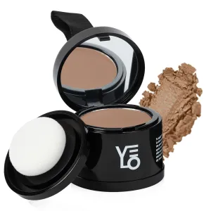 VELO Hairline Powder–BROWN Hair Root Touch Up Powder for Women & Men–Instantly Covers Gray Hair, Thinning Hair & Bald Spots–Sweatproof Root Cover Up–Puff & Mirror Compact, 13 Shades
